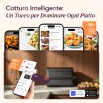 COSORI TwinFry Friggitrice ad Aria 10L WiFi, Doppio Cestello 5L+5L, 2800W, Grigio - immagine 7