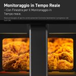 Cosori Friggitrice ad Aria 6,2 Litri, Finestra, Shake, 11 Funzioni, 1700W - immagine 3