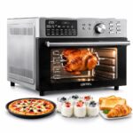 Friggitrice ad Aria Calda XXL OIMIS 30L 1800W, Forno Elettrico 30-230°C con Tecnologia Doppio Ciclone
