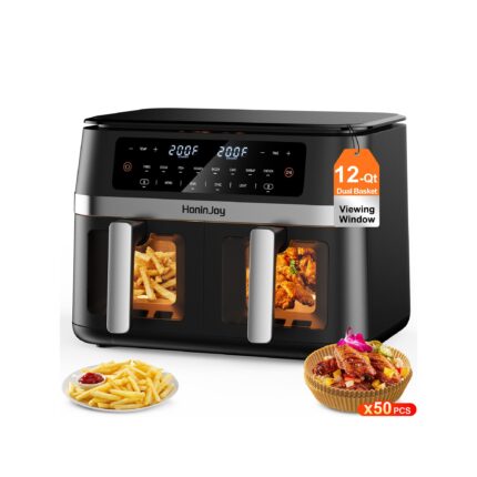 HoninJoy friggitrice doppio cesto 10 Qt
